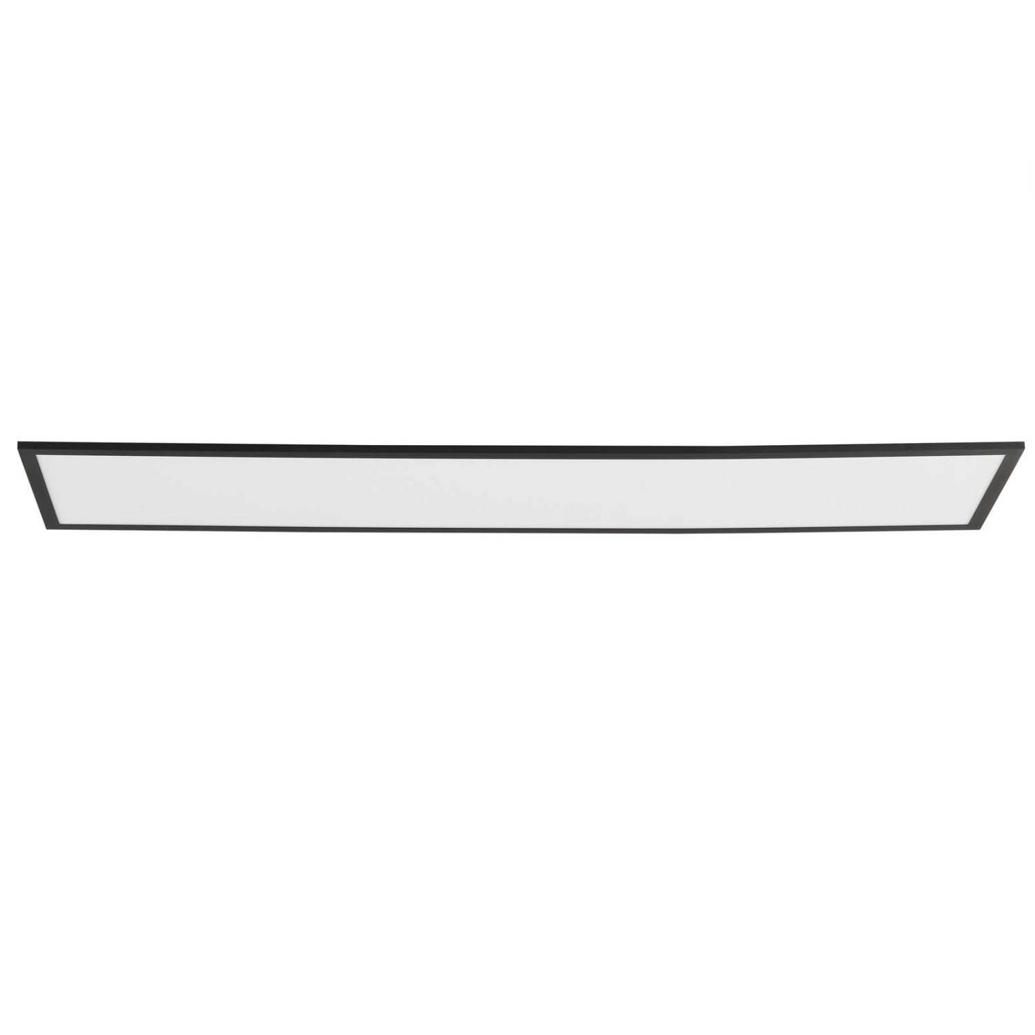 Lindby LED Deckenleuchte LED Panel Lamin 10012981 Dimmbar mit Leselampe Modern in Schwarz 1-flammig Wohnzimmerleuchte