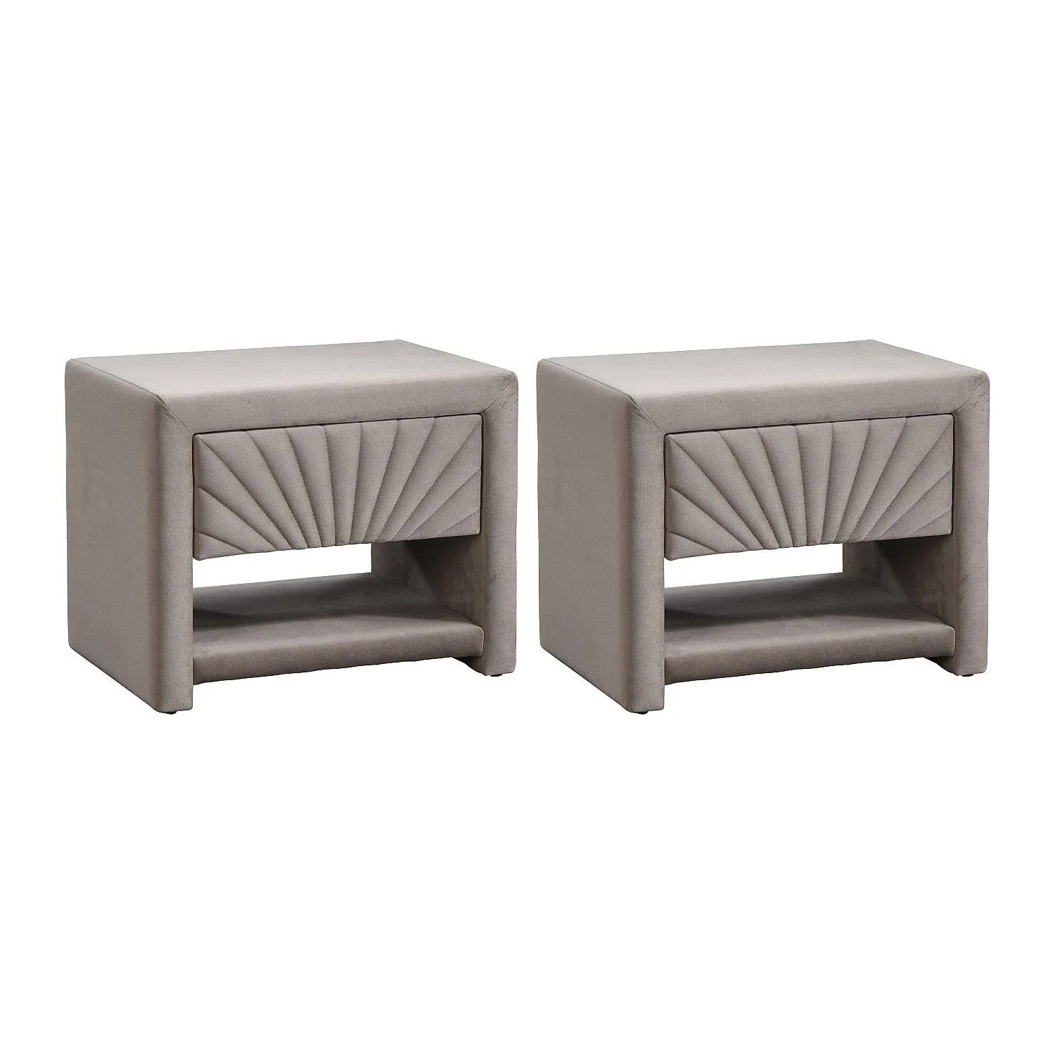 Vente-unique Nachttisch Ulami Beige 50 cm