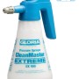 Gloria CleanMaster Extreme EX 100 Drucksprühgerät, ölfest, mit robustem Polyethylen-Behälter und blauem Sprühkopf.