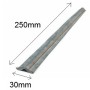 Green-Split Erdanker Metall 25 cm X 3 cm Silber 10er Set_8
