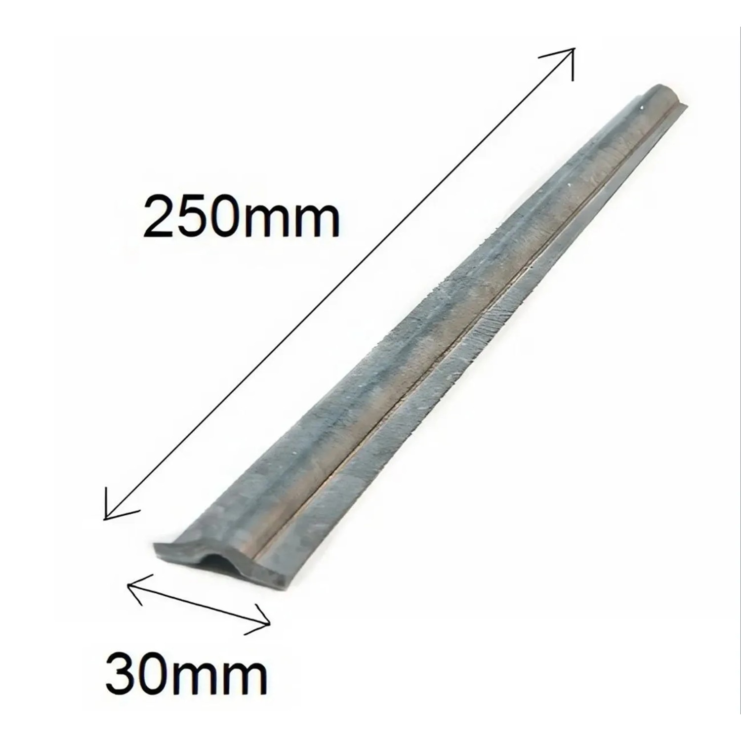 Green-Split Erdanker Metall 25 cm X 3 cm Silber 10er Set_8