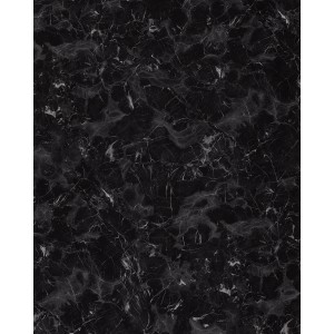 Schwarzes Wandpaneel in Marmor Optik von WALLFACE, matte Oberfläche.