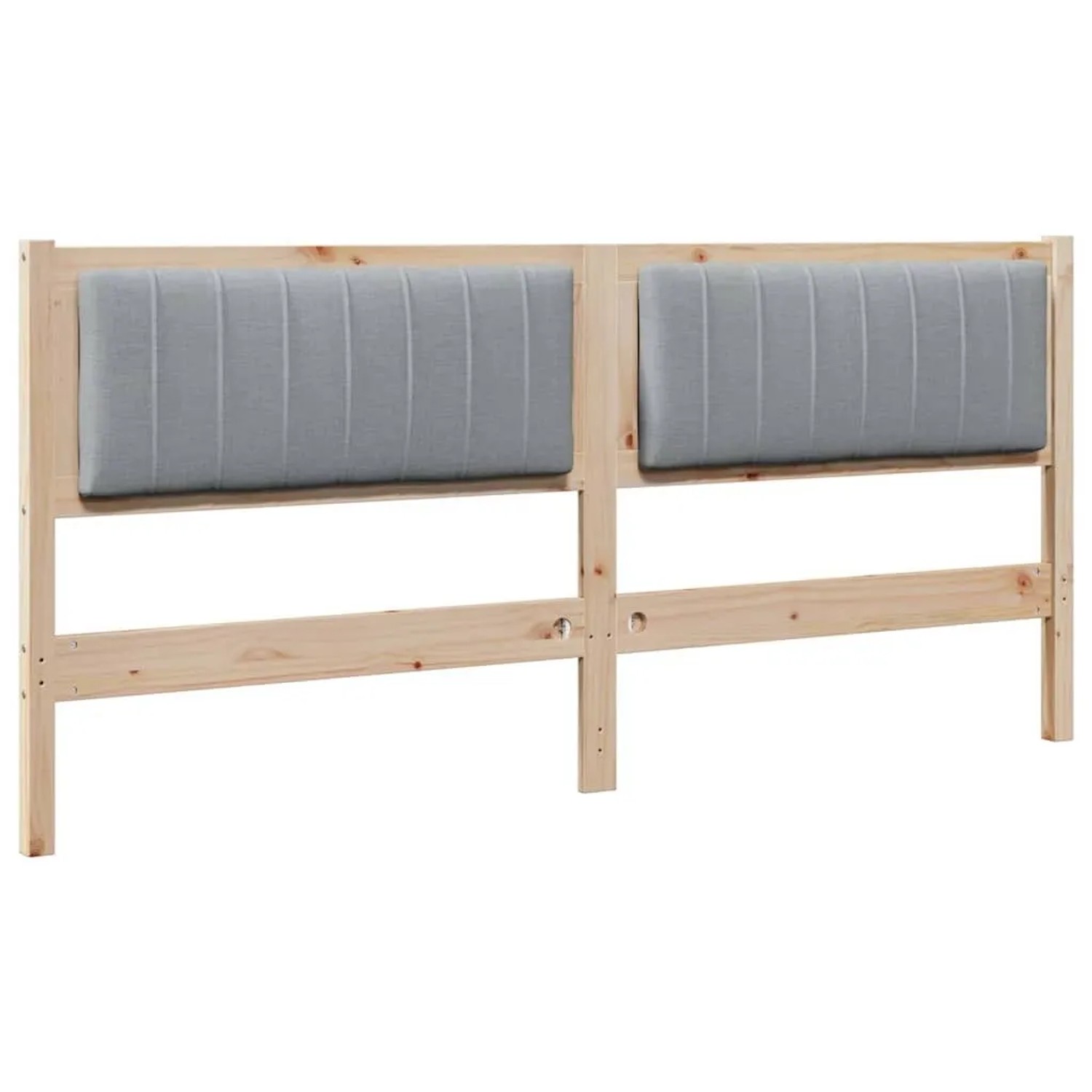 vidaXL Gepolstertes Kopfteil Braun 180 cm Massives Kiefernholz 879049