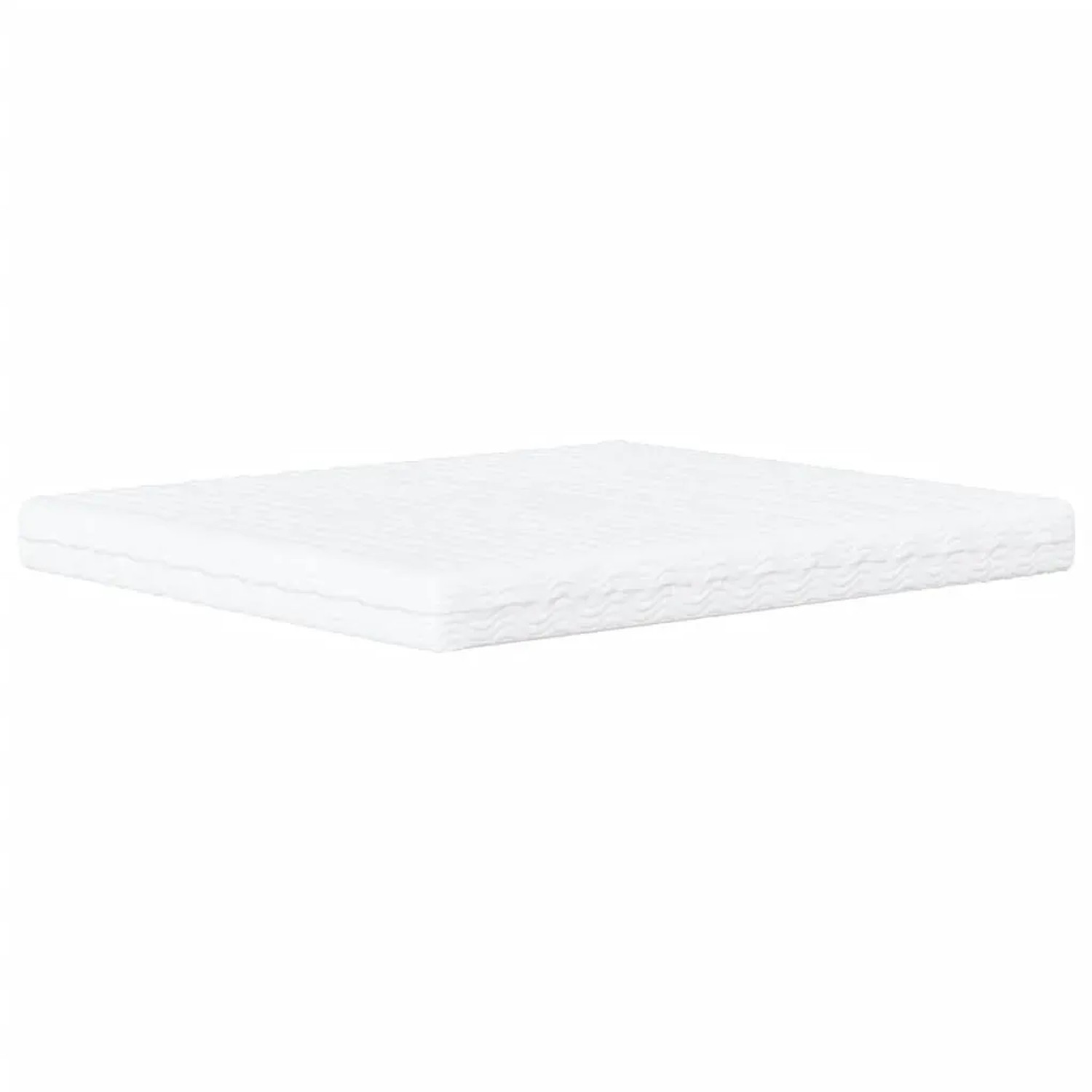 Weiße Schaumstoffmatratze 180x200 cm für vidaXL Bett.