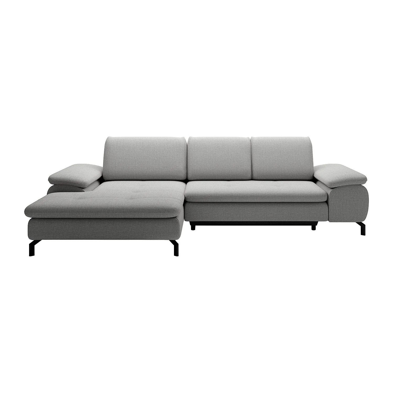 Vente-unique Schlafsofa Archibald Grau 265 cm