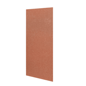 Jangal Modular Wall Dekor-Paneel in Coral, 52x104 cm. Rechteckiges Filz-Wandpaneel mit gefasten Kanten für moderne Wandgestaltung.