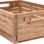 Klappbox Midi im Holzdekor, 15,8 l, ideal zur Aufbewahrung und platzsparend zusammenklappbar.
