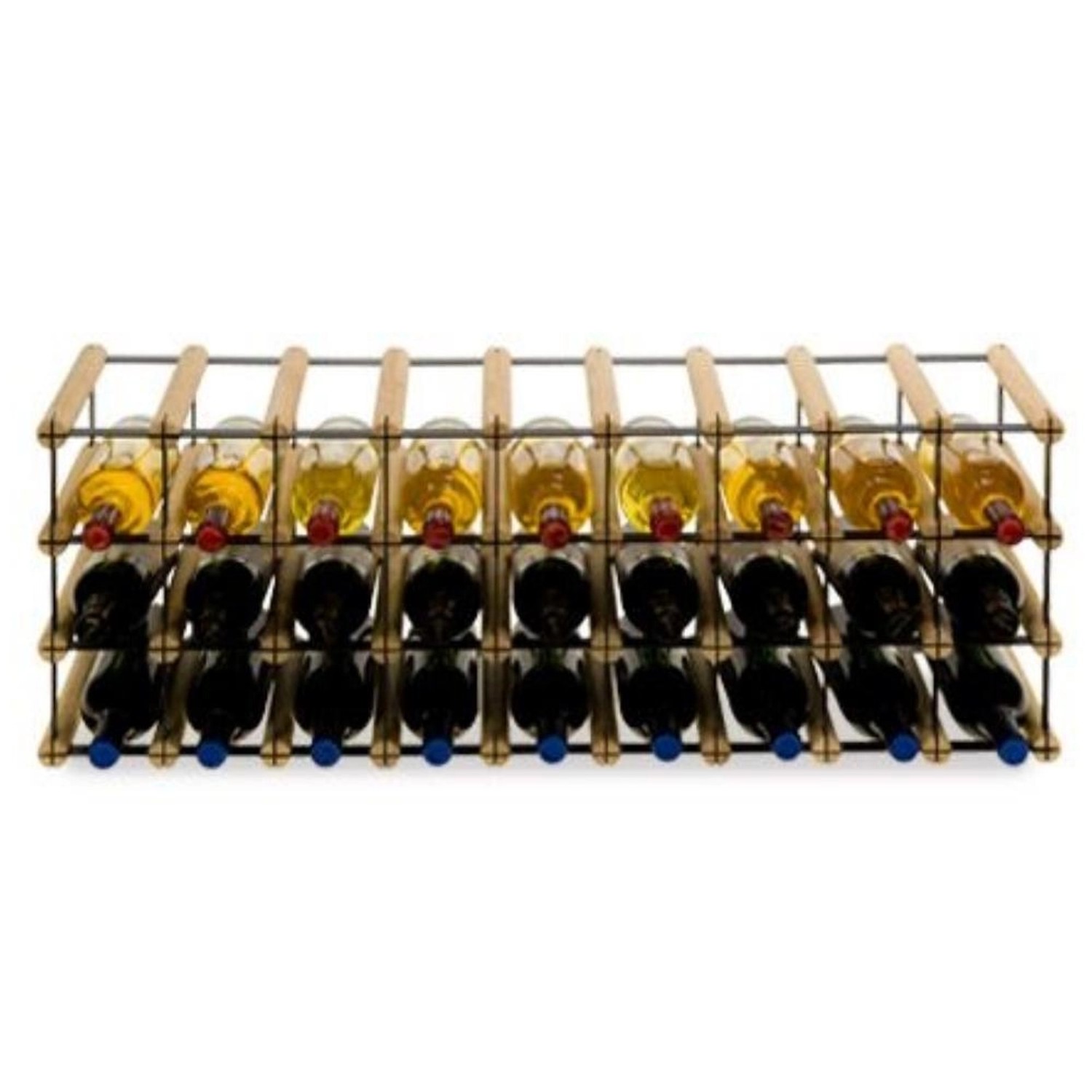 PROREGAL Modulares Weinregal Vinotega Mod Metal HxBxT 32,5 x 92,5 x 24,5 cm günstig online kaufen