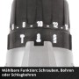 Detailaufnahme: Einhell Akku-Schlagbohrschrauber TE-CD 18 mit Funktionswahl (Schrauben, Bohren, Schlagbohren)