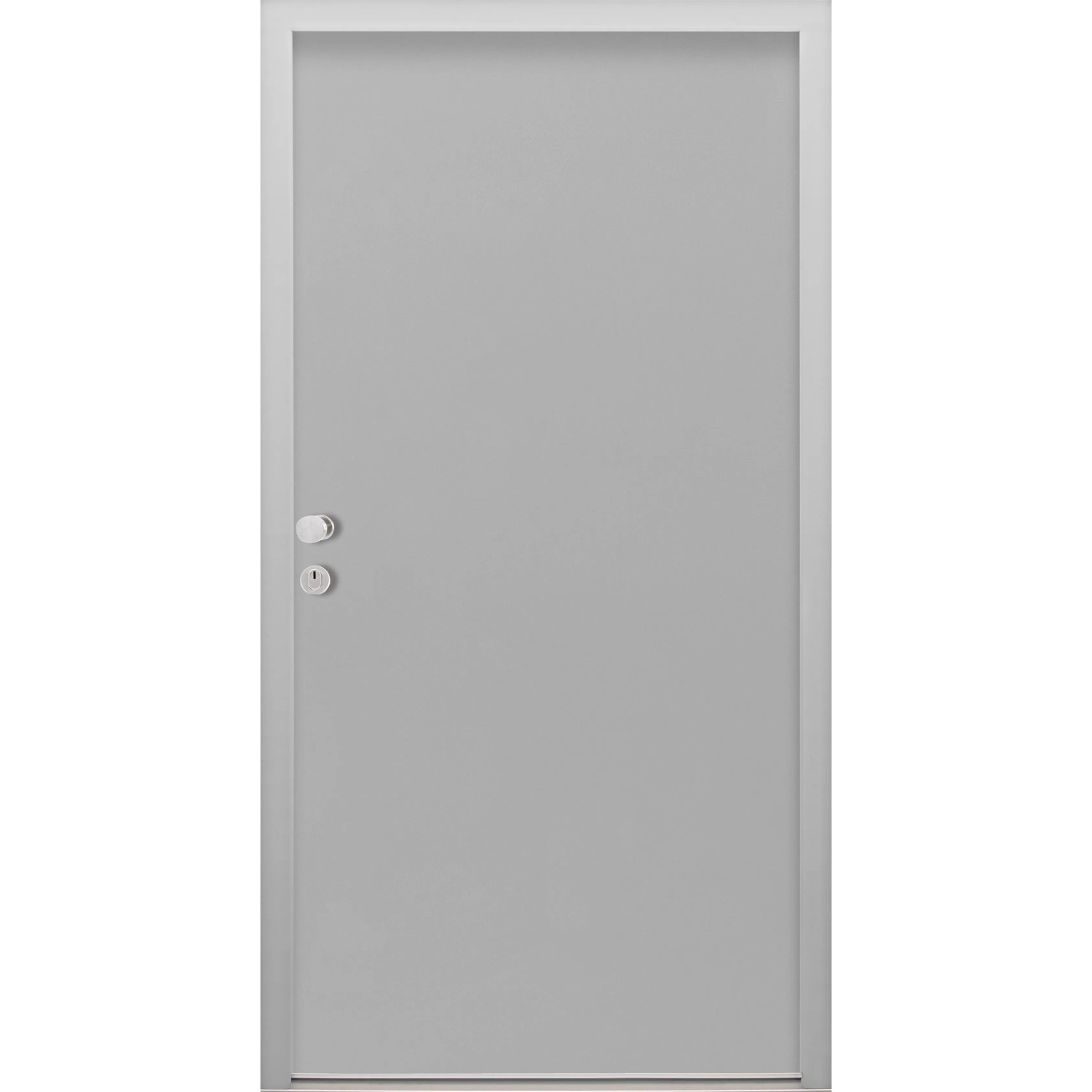 Splendoor Wohnungseingangstür BARI ACOUSTIC 44dB RC2 Links Grau nach Maß