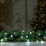 Zweifarbige LED Lichterkette (kalt/warmweiß) mit 140 LEDs, ideal für den Außenbereich.