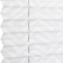 Weißes Gardinia Plissee Concept Lissy 100x130 cm mit dezentem Pigmentdruck.