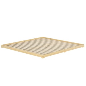 Erst-Holz Echtholzbett Futonbett Doppelbett 180 x 200 cm Kiefer Modell 47 Rollrost inkl.