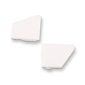 SOTECH Endkappenset Weiß für LED Eck Profil 66