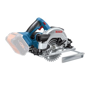 Bosch Professional Akku-Handkreissäge GKS 18V-57 G mit Sägeblatt und L-Boxx.