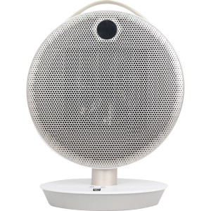 Weißer PTC-Heizlüfter (2200 W) mit Tragegriff, ideal für elektrische Heizgeräte.
