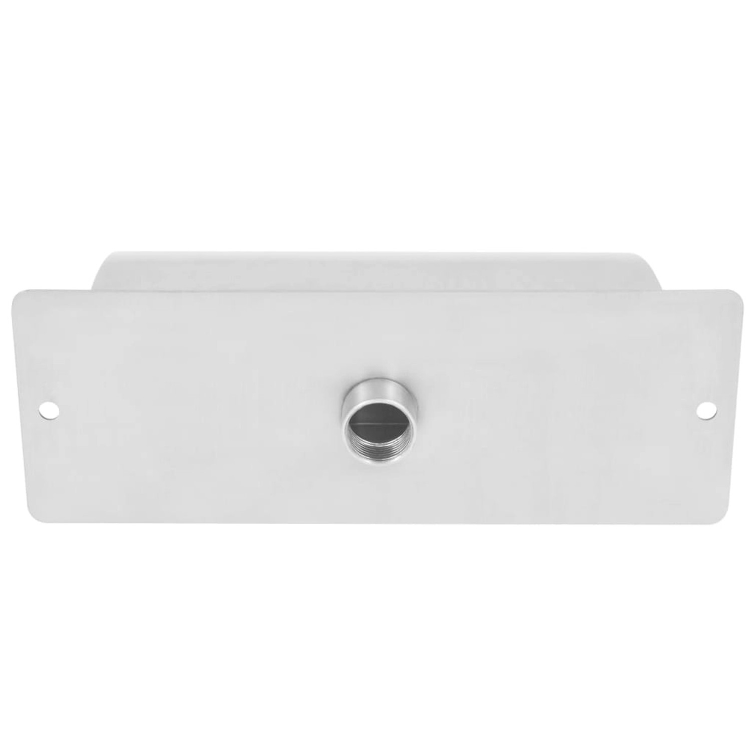 vidaXL Pool-Wasserfall aus Edelstahl, 30x9x26 cm, silberfarben.