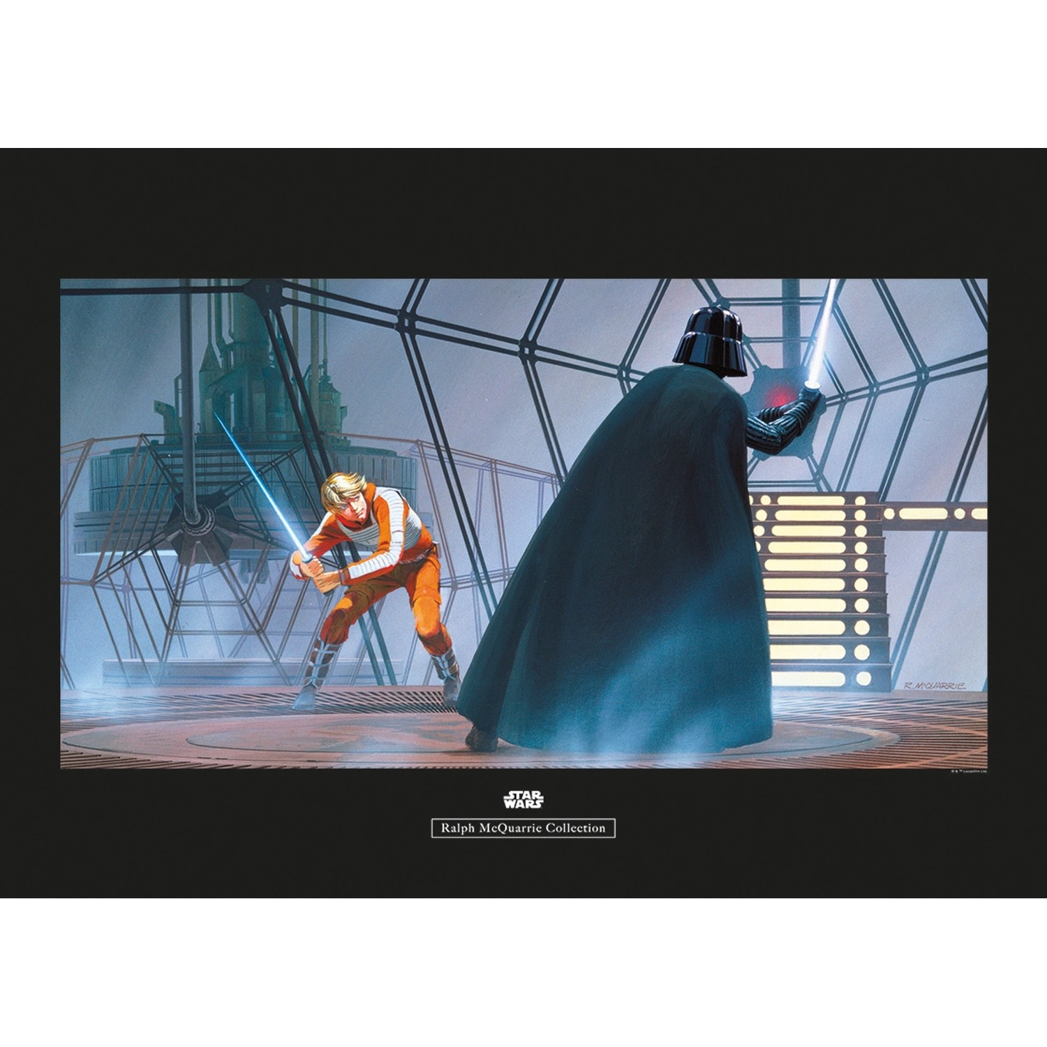 Komar Poster "Star Wars Classic RMQ Vader Luke Carbonit Room", Star Wars, ( günstig online kaufen