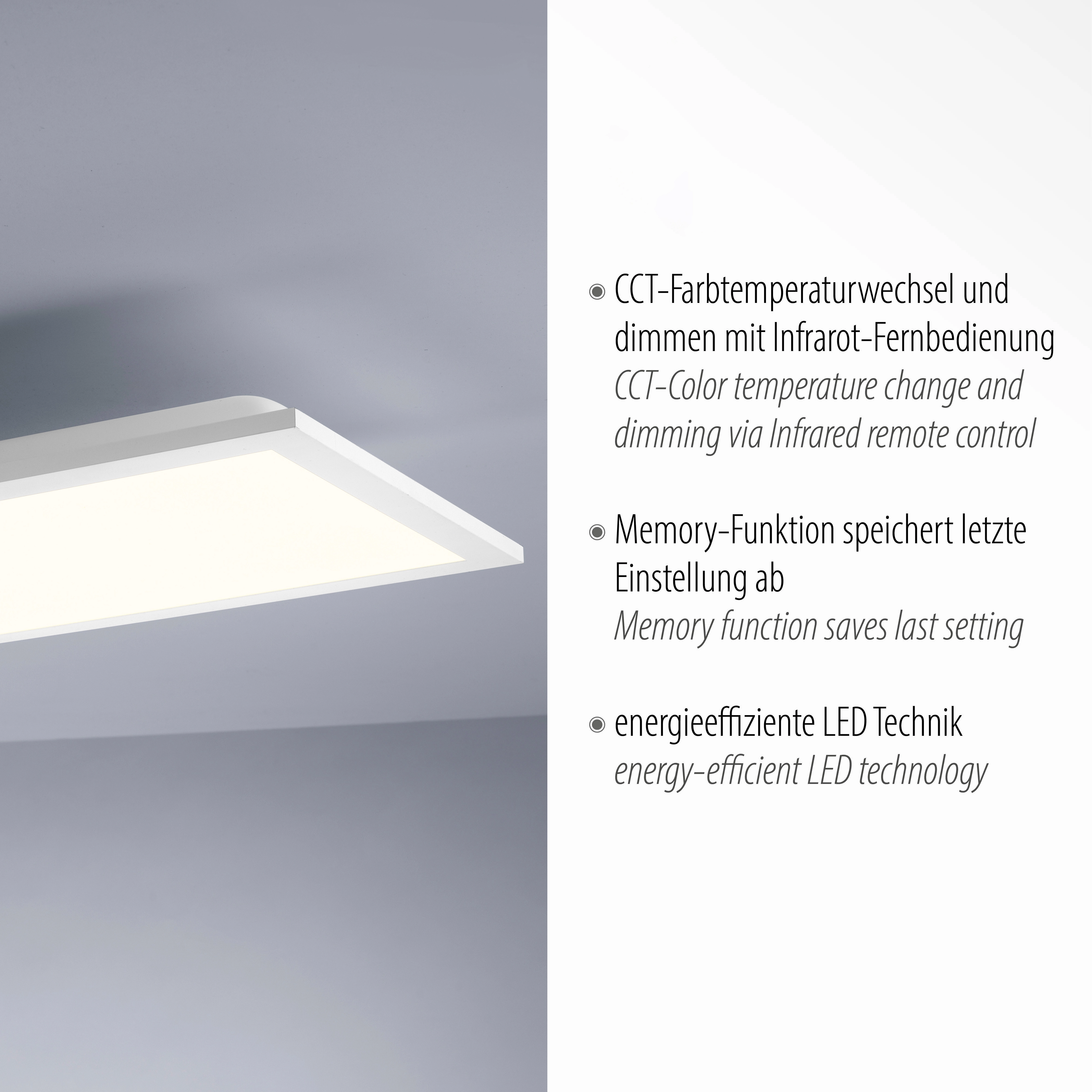 Weiß Light. kaufen Flat LED-Deckenleuchte Just bei OBI
