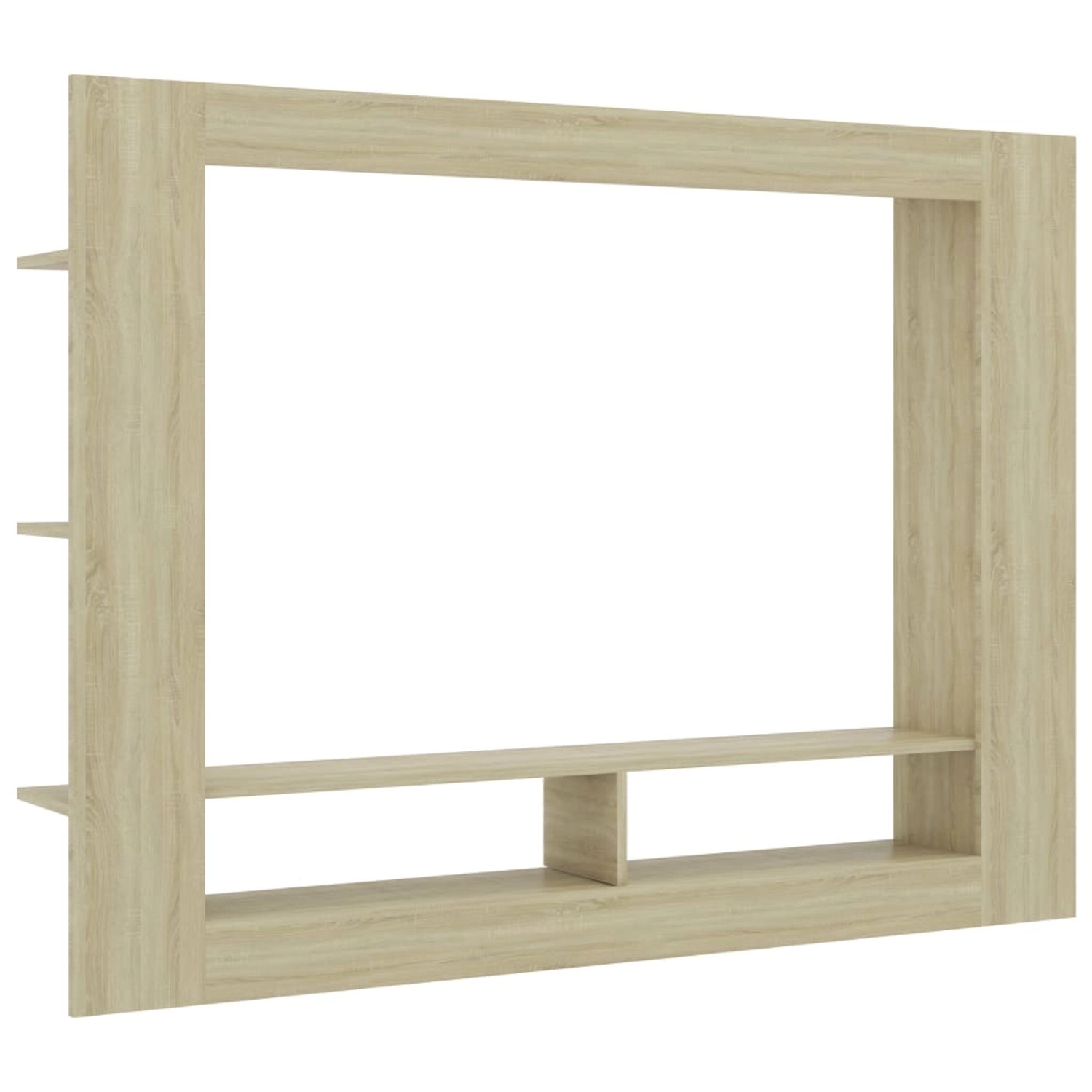 VidaXL TV-Schrank Sonoma-Eiche 152x22x113 cm Holzwerkstoff