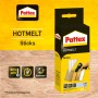 Pattex Hotmelt Heißklebesticks, 25 transparente Klebesticks für Heißklebepistolen.