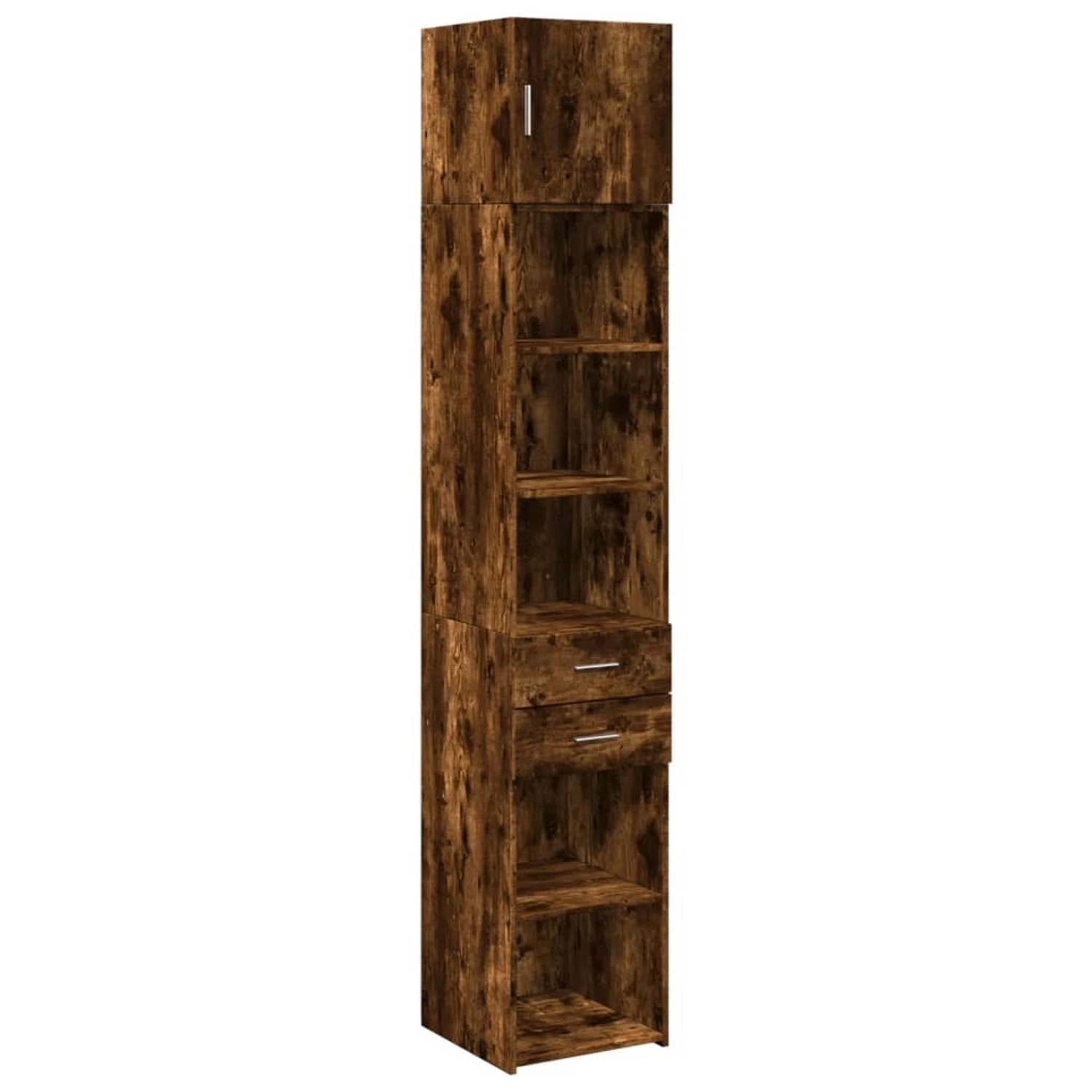vidaXL Hochschrank Schmal Räuchereiche 40x42,5x225 cm Holzwerkstoff 3281284 günstig online kaufen