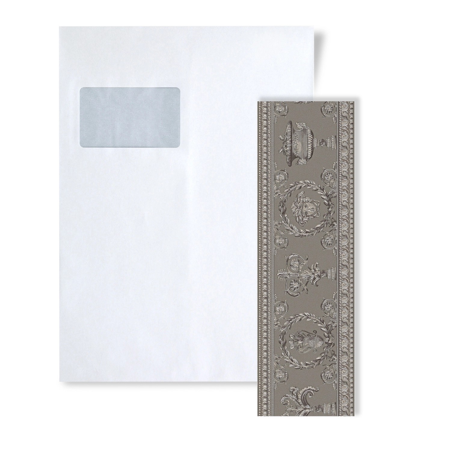 PROFHOME 1 MUSTERSTÜCK S-343053-GU Länge ca. 29 cm MUSTER der Barock Tapete günstig online kaufen
