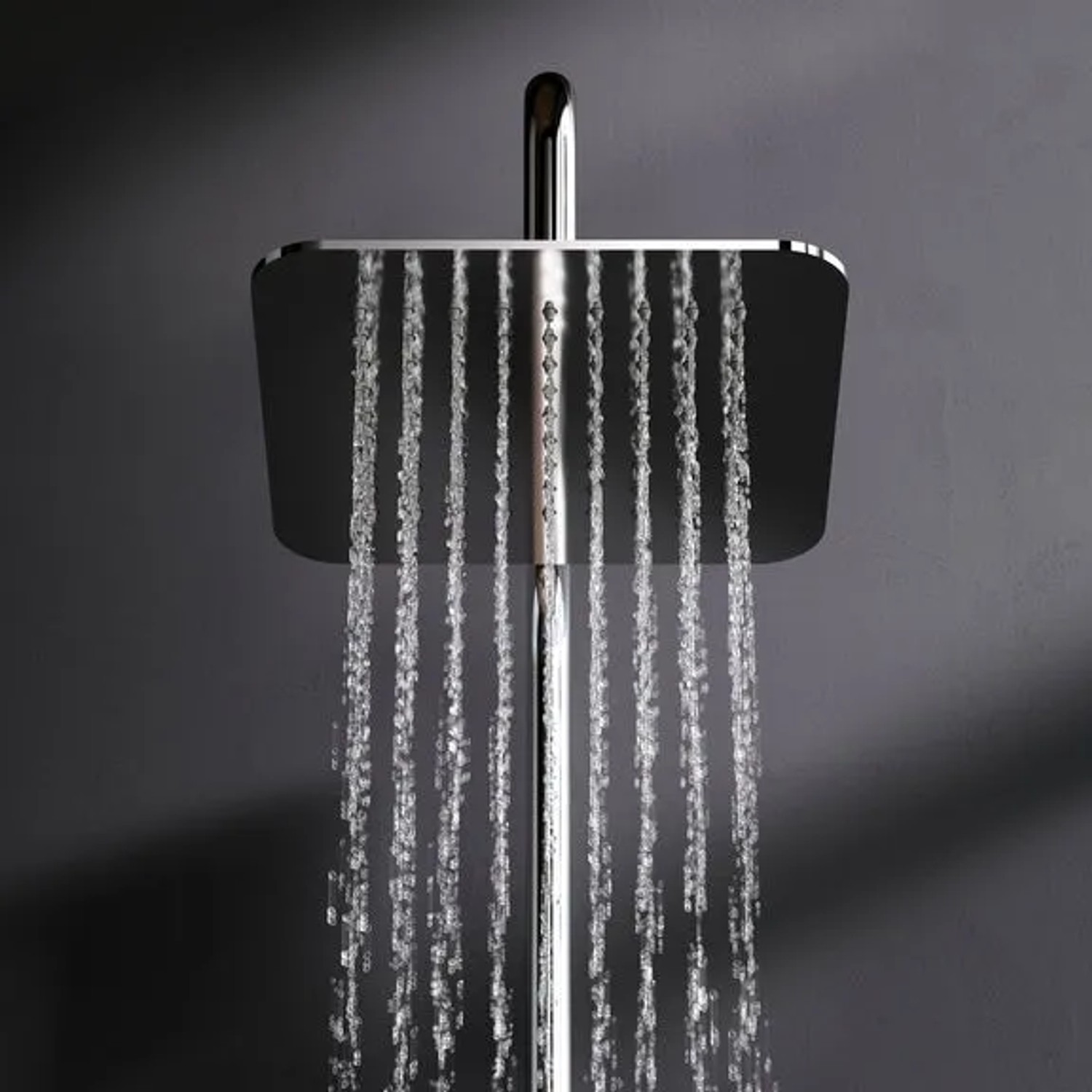 AM.PM Duschkopf Hit Regendusche F05TA100 Chrom mit Wasserstrahl.