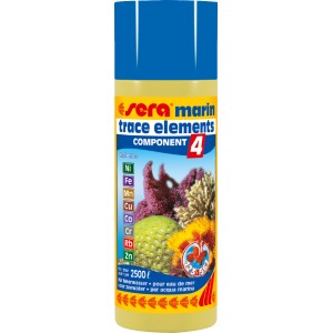 Sera Marin Component 4: Spurenelemente für Salzwasseraquarien, 2500 l Reichweite.