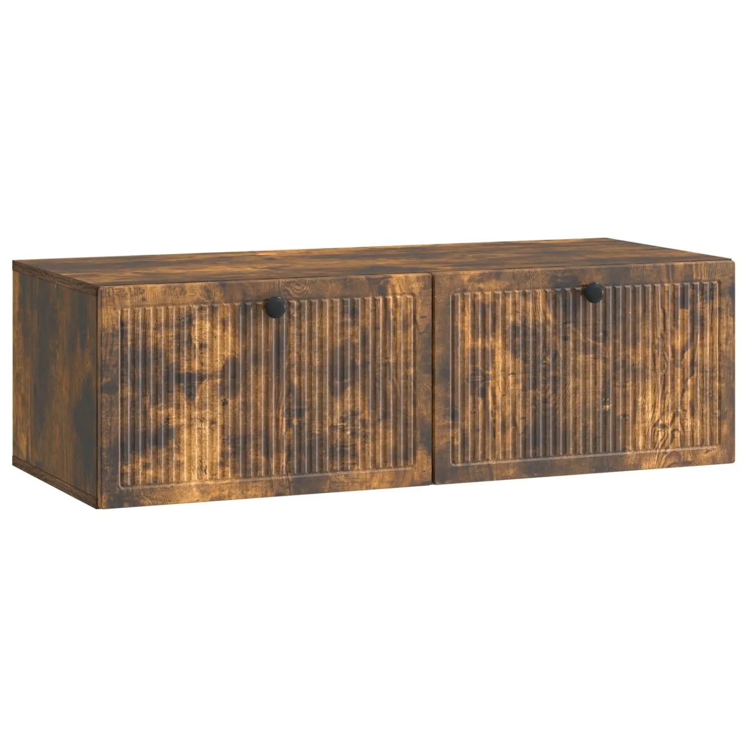 vidaXL Wandmontierter TV-Schrank Geräucherte Eiche 98 x 41 x 30 cm 898020