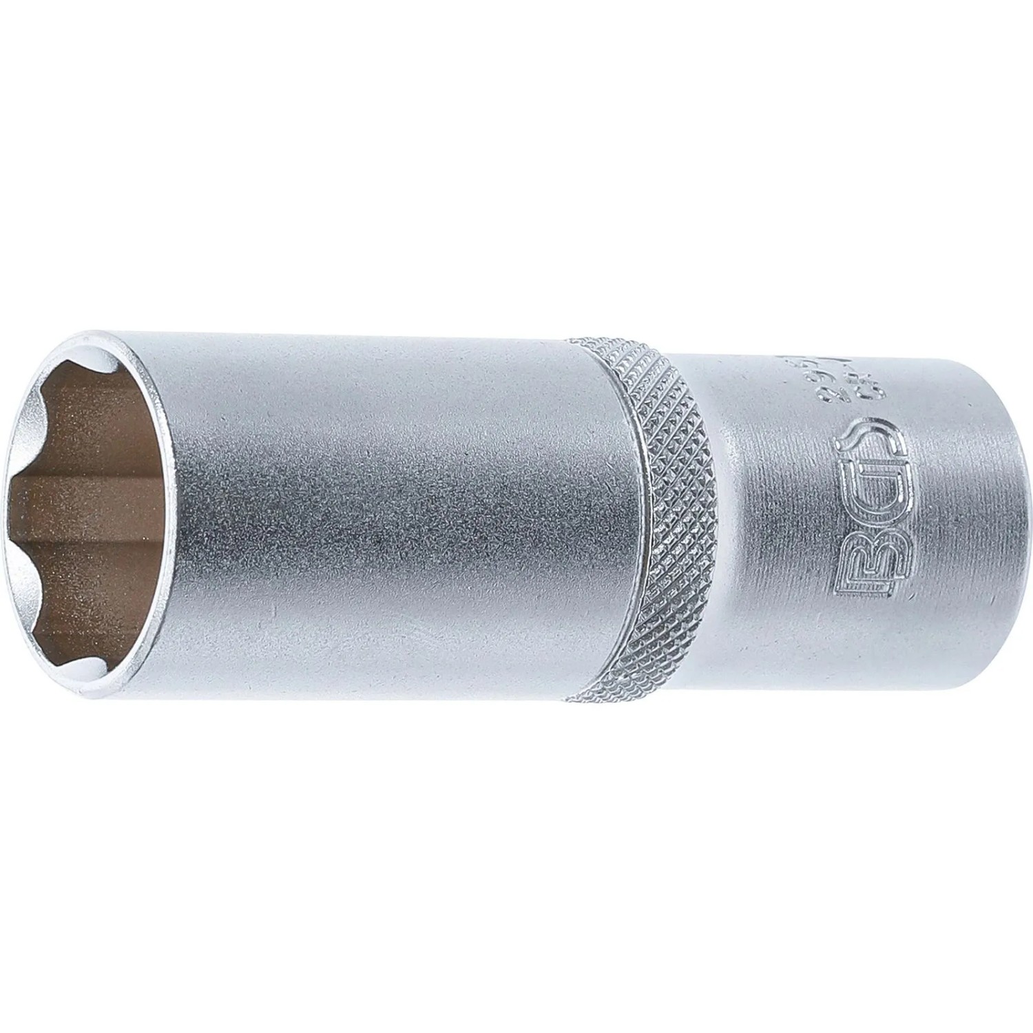 BGS Steckschlüssel Einsatz Super Lock Tief Antrieb Innenvierkant 12 5 Mm  1 2 Zoll  SW 21 Mm 2951