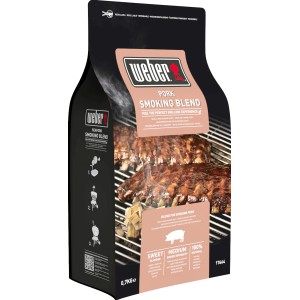 Weber Räucherchips Pork 700g: Räuchermischung für Schweinefleisch, ideal zum Grillen.