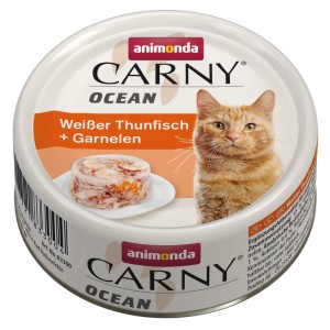 Carny Katzen-Nassfutter Ocean Thunfisch und Garnelen 80 g