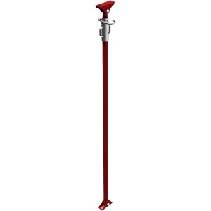 Schake Schrägstütze, rot lackiert, Verstellbereich 260-461cm, für Baugeräte.
