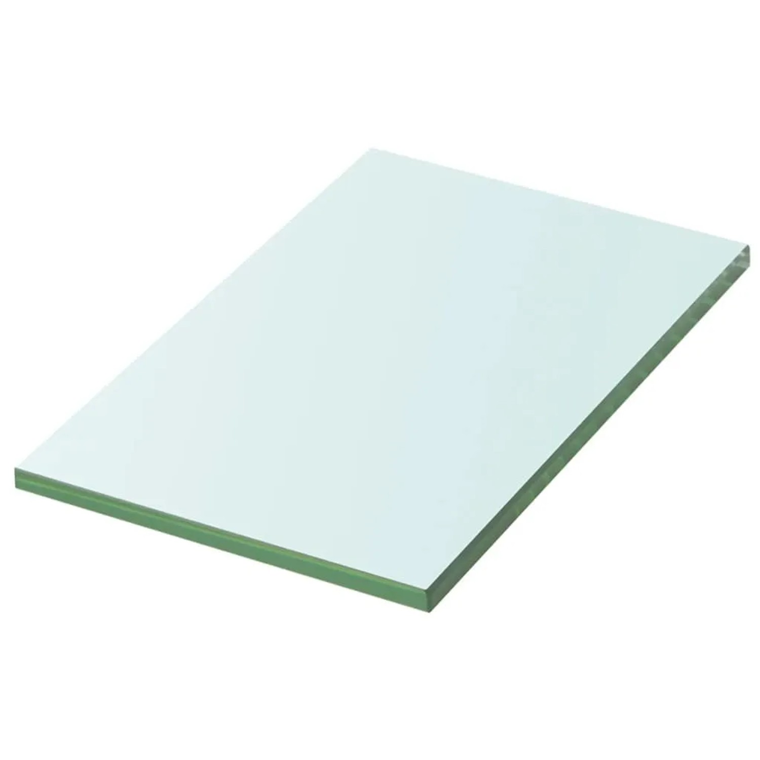 vidaXL Regalboden Glas Transparent 20x12 cm 243802