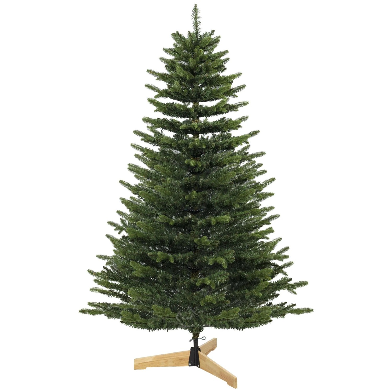 HOMCOM Weihnachtsbaum PE PVC 120 x 120 x 180 cm Grün