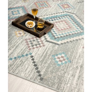 Floornovo Indoor & Outdoor Teppich Beige Gemustert 340 x 240 cm