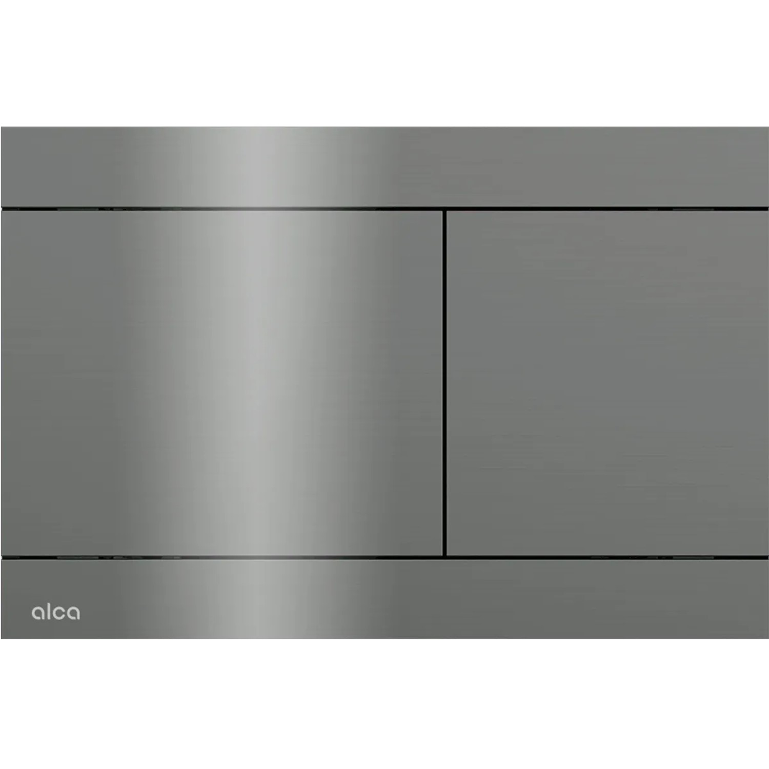 Alcadrain Betätigungsplatte FUN-GM-P Gun Metal Hochglanz Edelstahl