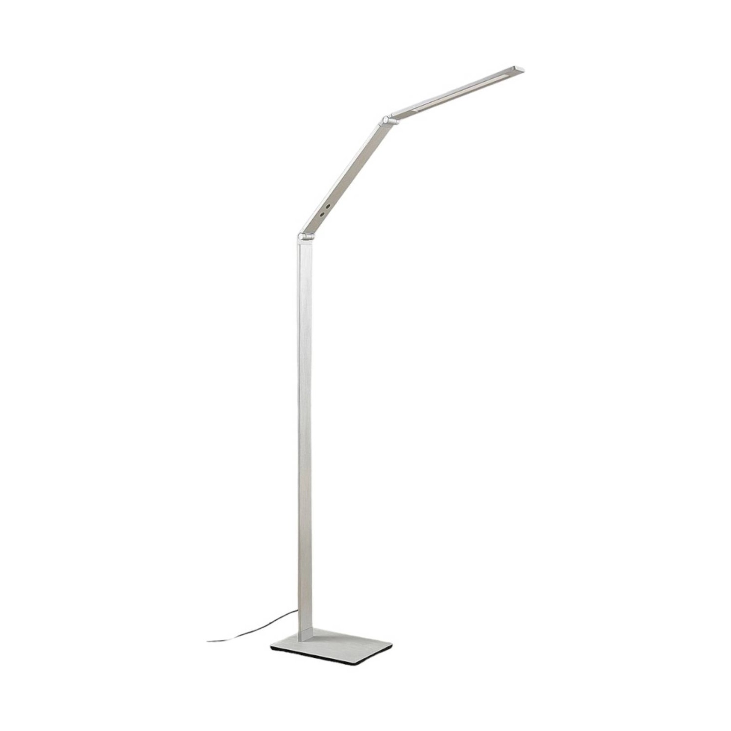 Lucande LED Stehlampe Nicano 9621660 Dimmbar Modern in Alu aus Aluminium 1- günstig online kaufen
