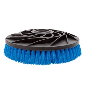 Ersatzbürste für Akku-Reinigungsbürste Twin Brush, mittelharte blaue Borsten.
