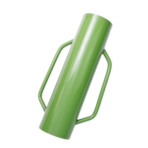 Grüne TRUTZHOLM Handramme/Pfahlramme (60cm, 15kg) zum Einschlagen von Zaunpfosten.