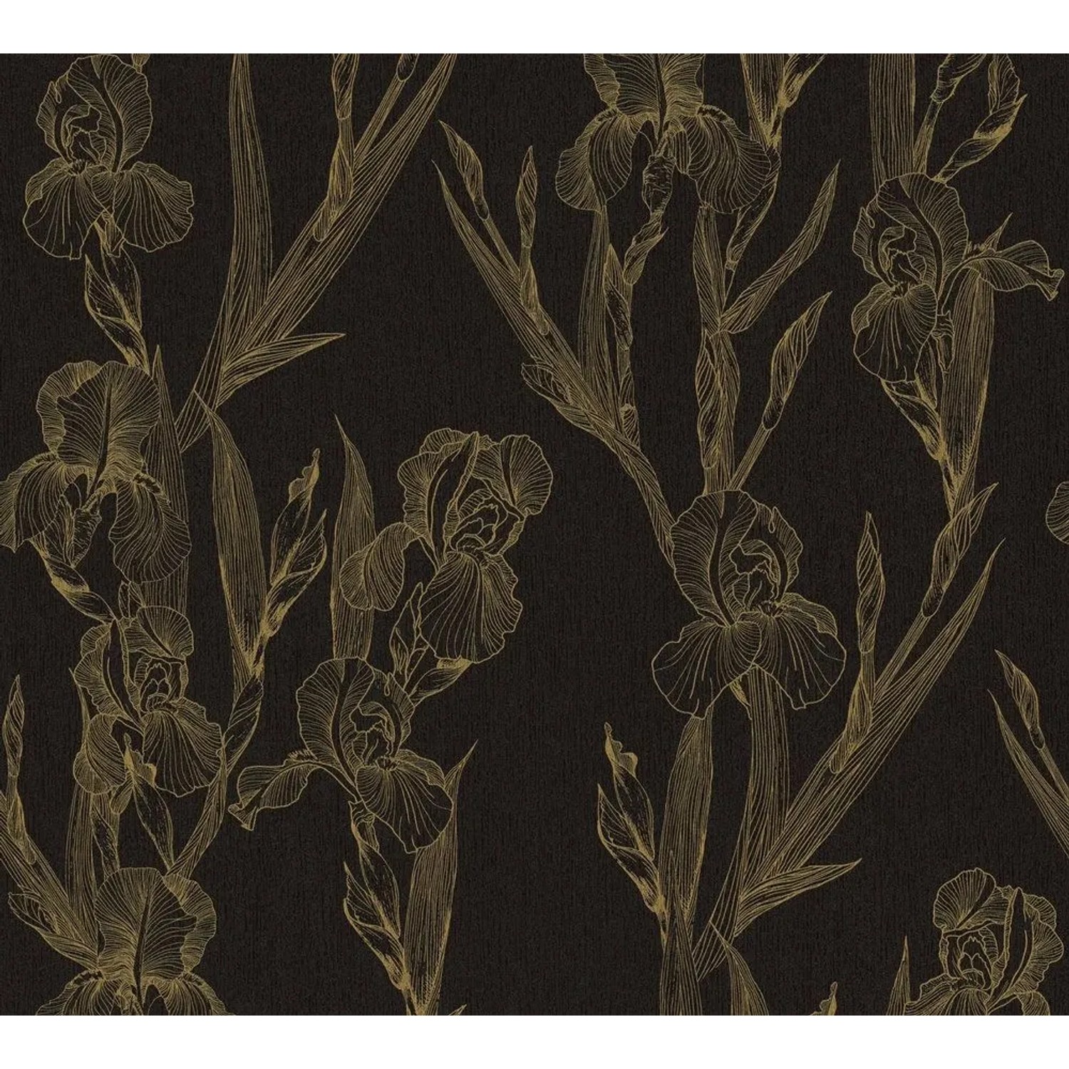 Tadessi Tapete Floral M1-No.1376 Vliestapete in Schwarz
