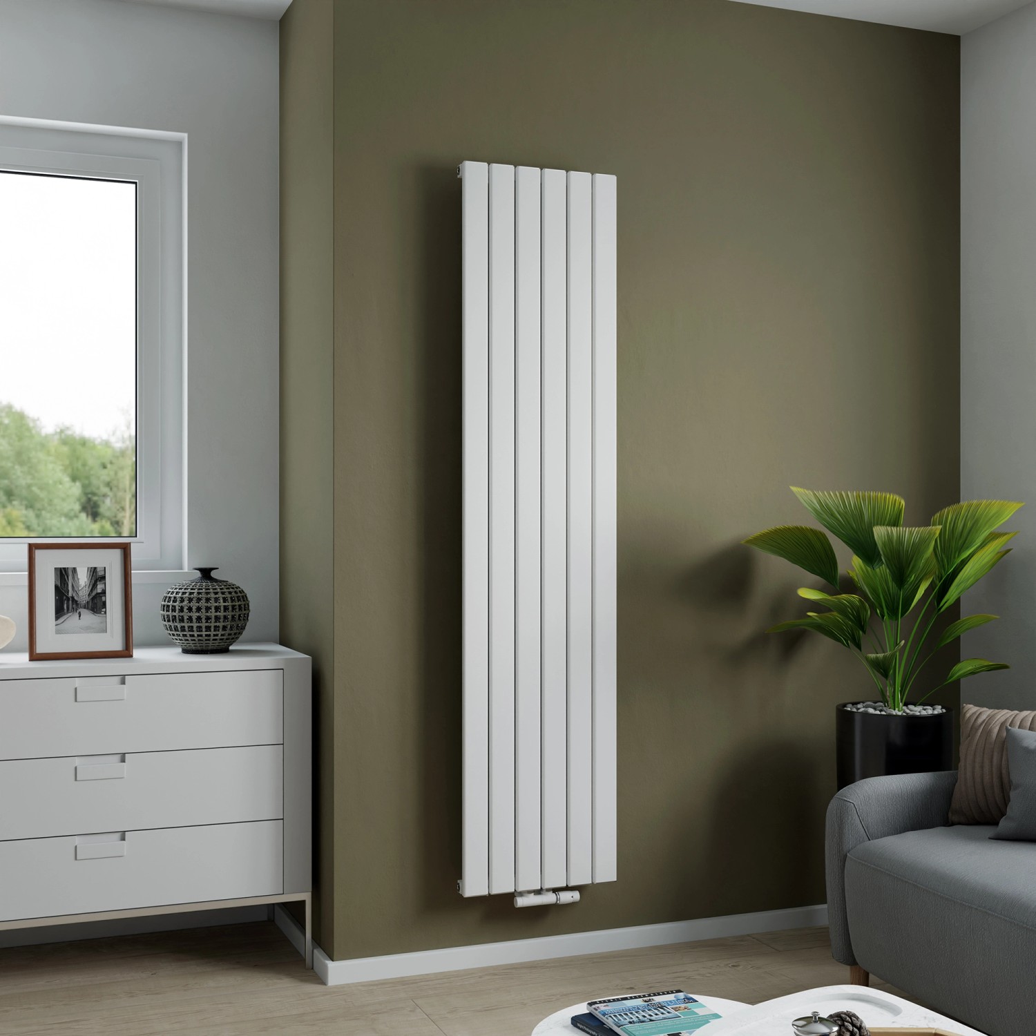 Ximax Aluminium-Heizkörper Levis Mittenanschluss 180 cm x 41,5 cm Weiß 822 günstig online kaufen