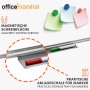 Detailaufnahme: KARAT Whiteboard Office Marshal mit Stiftablage und Magneten.