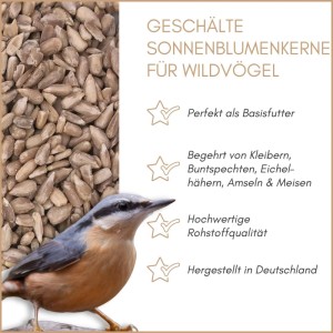 Supravit Sonnenblumenkerne Vogelfutter Wildvogelfutter