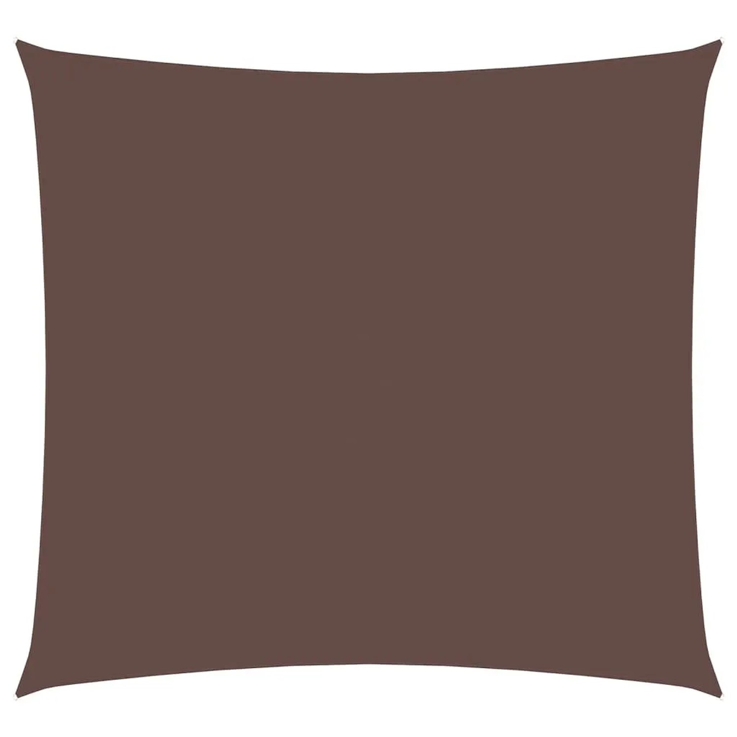 vidaXL Sonnensegel Oxford-Gewebe Quadratisch 4,5x4,5 m Braun 135800