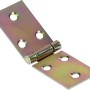 Gelb verzinktes, breites Tischband (100x30 mm) aus Stahl für bewegliche Verbindungen.