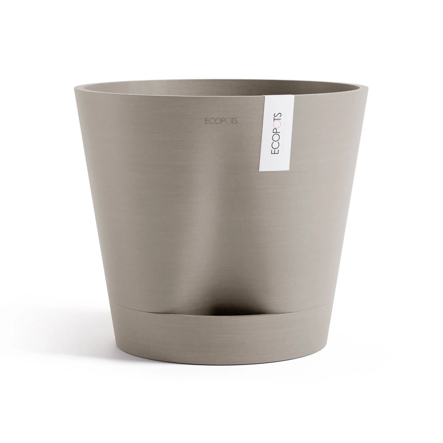 Ecopots Pflanztopf Venice 2 Braungrau 40 cm x 35 cm günstig online kaufen