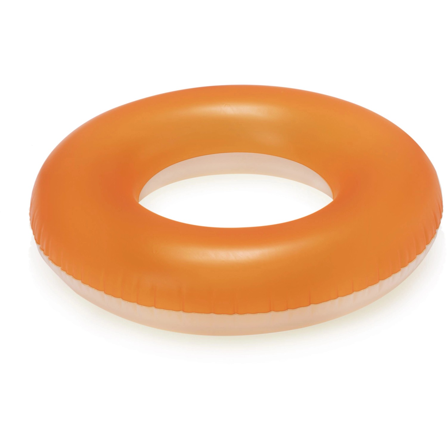 Bestway Schwimmring Frosted, Ø 91cm, orange. Aufblasbarer Schwimmreifen für Badespaß.