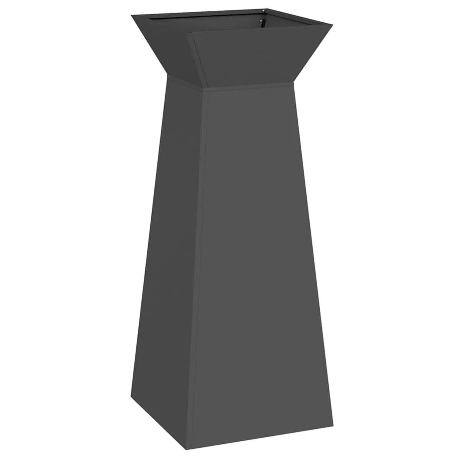 vidaXL Säulen Pflanzer Schwarz 40 x 40 x 100 cm 873852